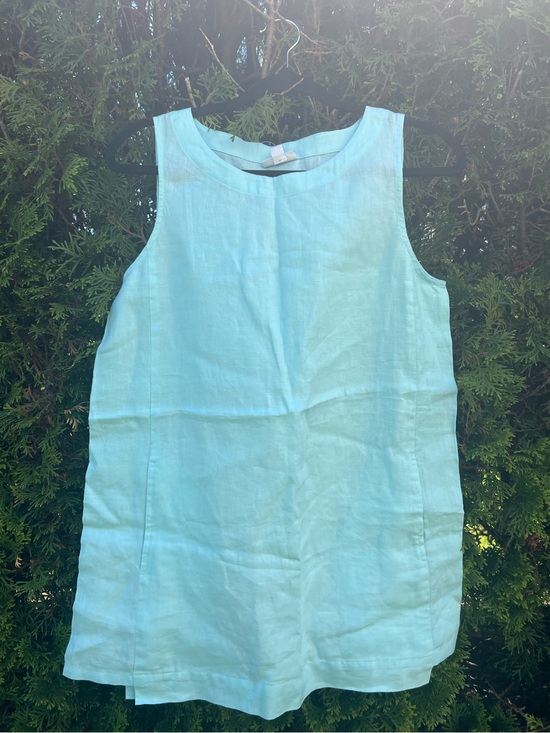 J. Jill Tops - J. Jill Aqua Linen Top
